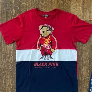 Vintage Black Pike Tee Shirt‎